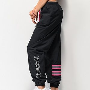 Vans After Dark Black and Pink Track Pant